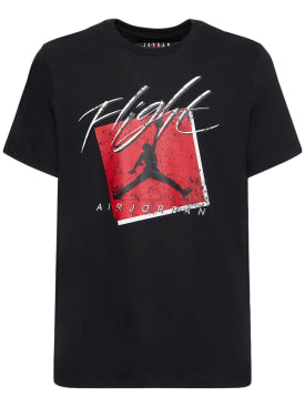 T-shirt Jordan Flight in cotone con logo