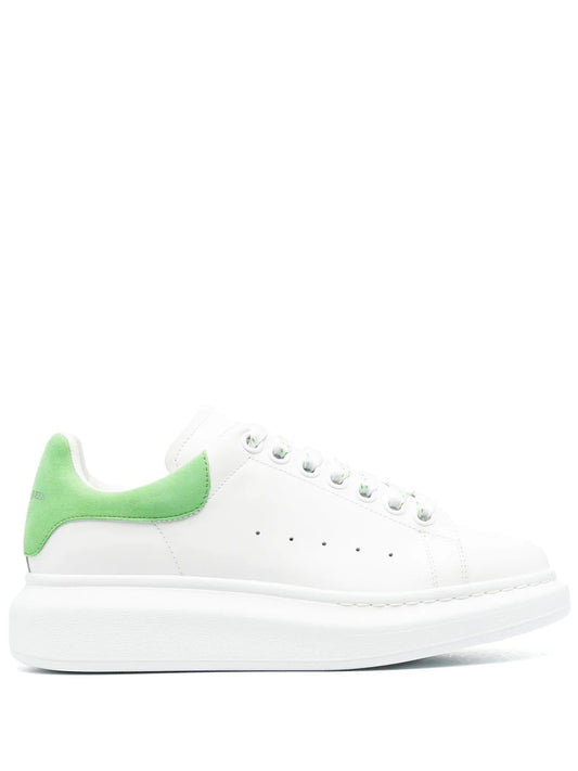 Alexander Mcqueen Sneaker Oversize  in Bianco/verde acqua