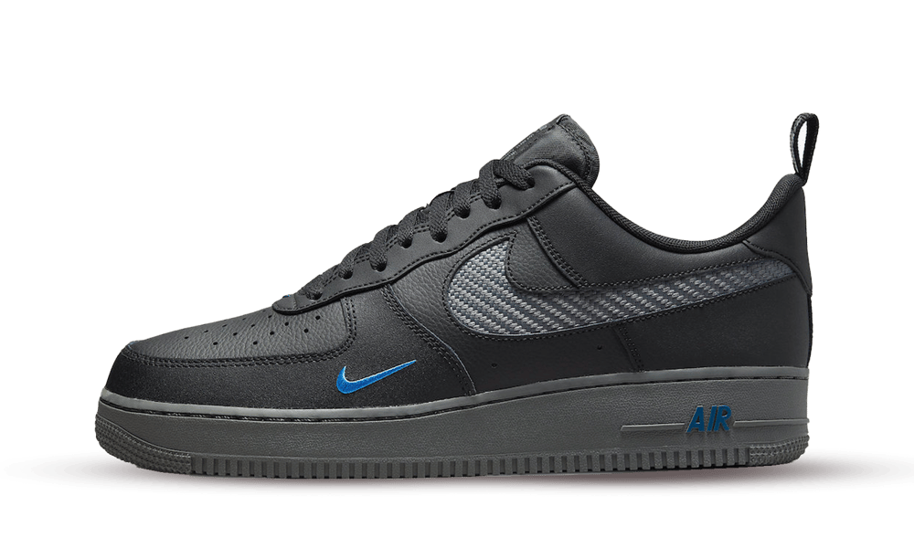 Nike Air Force 1 Low Black Royal Carbon Fiber