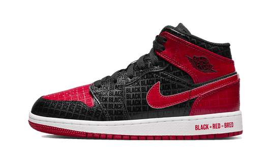 Air Jordan 1 Mid Bred Text (GS)