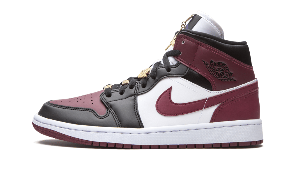 Air Jordan 1 Mid SE Black Dark Beetroot (W)