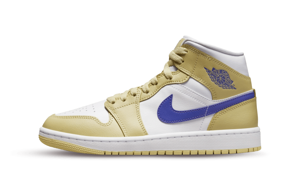 Air Jordan 1 Mid Lemon Wash Lapis (W)