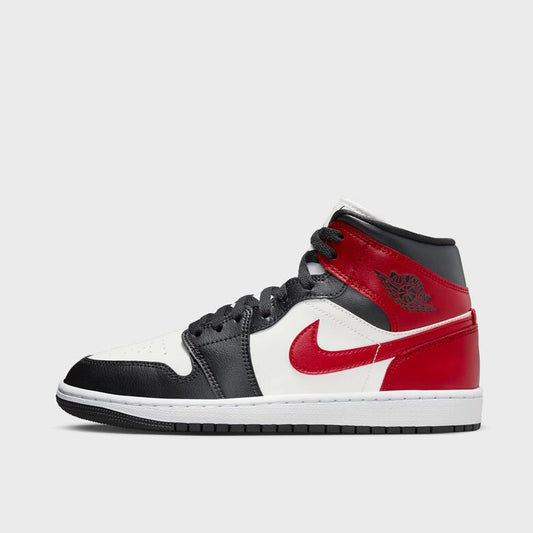 Air Jordan 1 Mid sail/gym red 2024