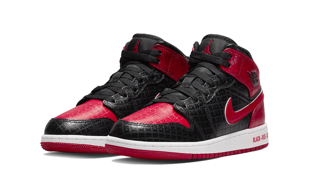 Air Jordan 1 Mid Bred Text (GS)