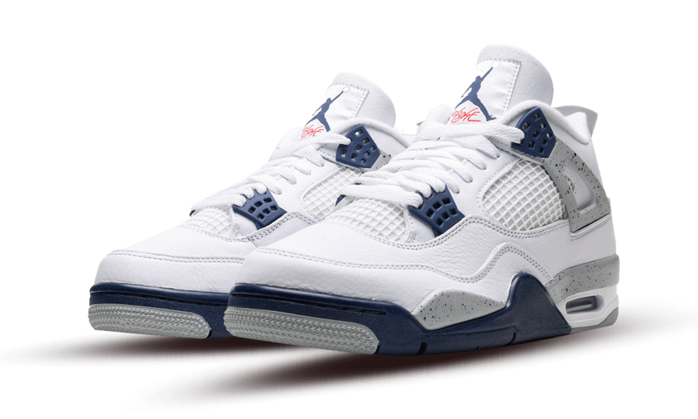 Air Jordan 4 Retro White Midnight Navy