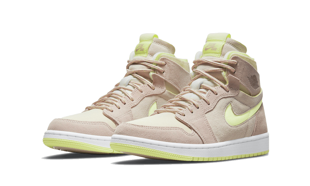 Air Jordan 1 High Zoom Air CMFT Fossil Lemon Twist