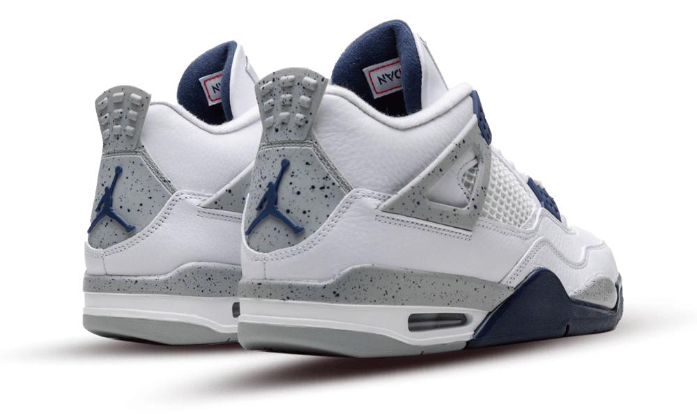 Air Jordan 4 Retro White Midnight Navy