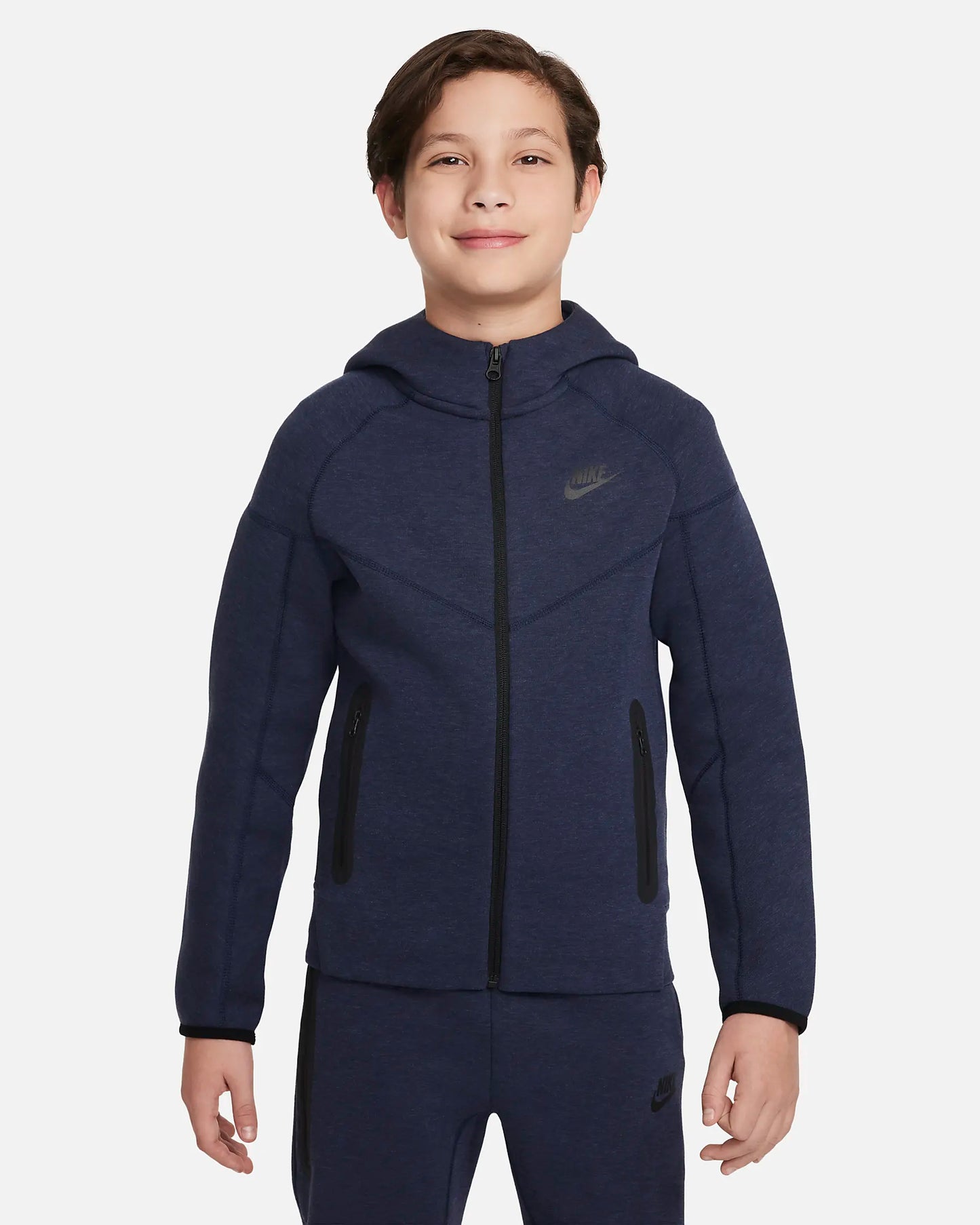 Nike Sportswear Tech Fleece Felpa con cappuccio e zip a tutta lunghezza  Black