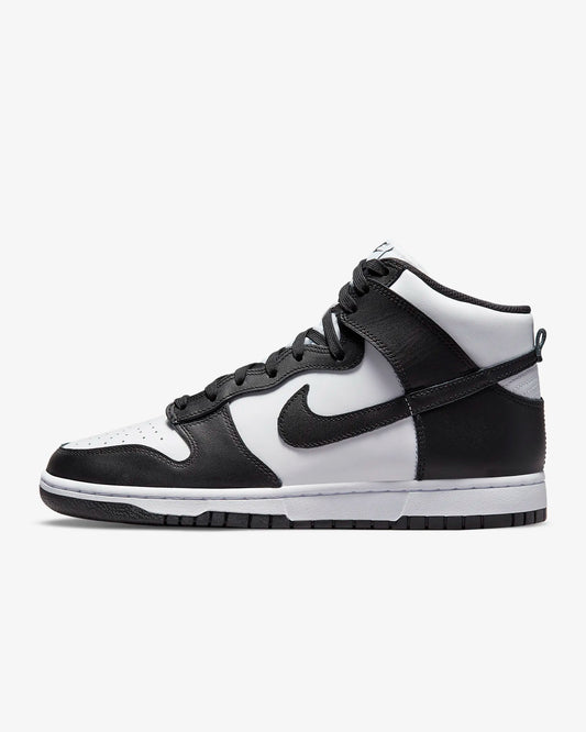 Nike Dunk High Retro black e white