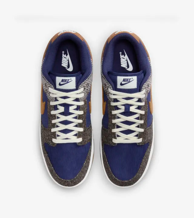 Dunk Low Midnight Navy and Baroque Brown