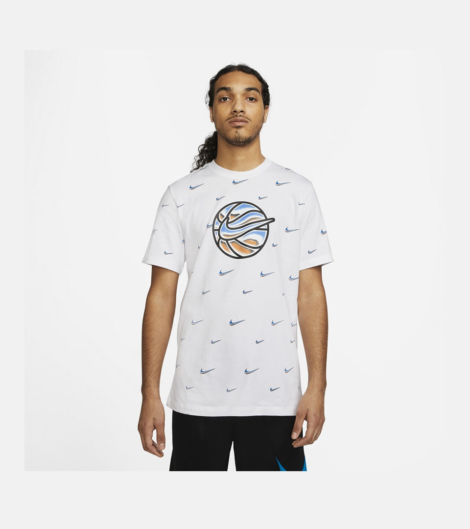 T-shit swoosh ball tee white