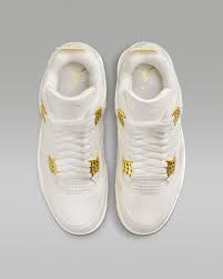 Air Jordan 4 Retro "White & Gold"