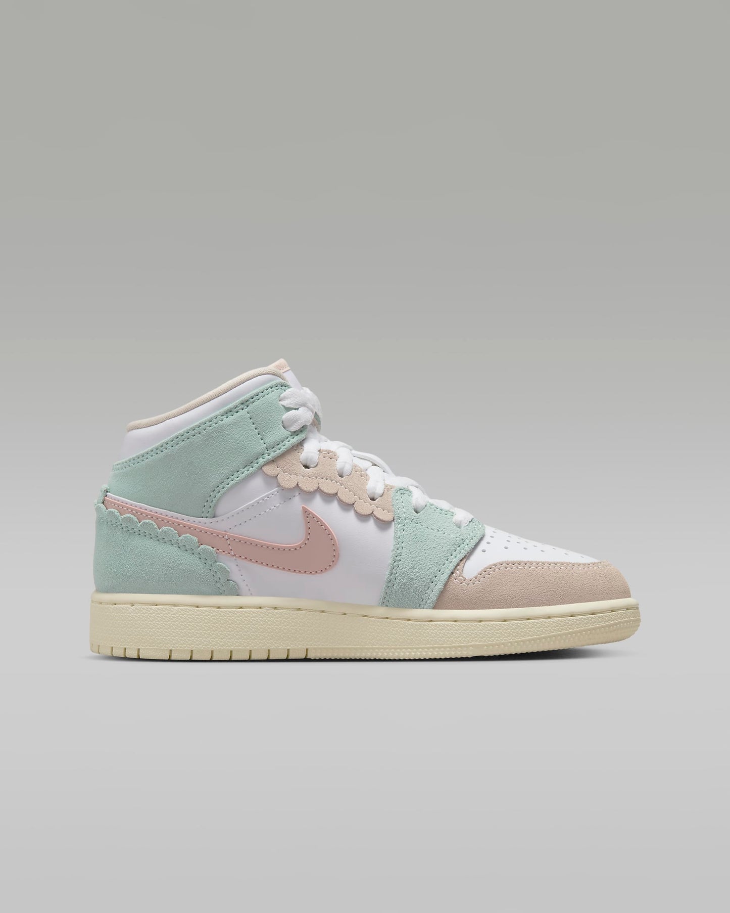 Jordan 1 Mid SE Pink Oxford (GS)