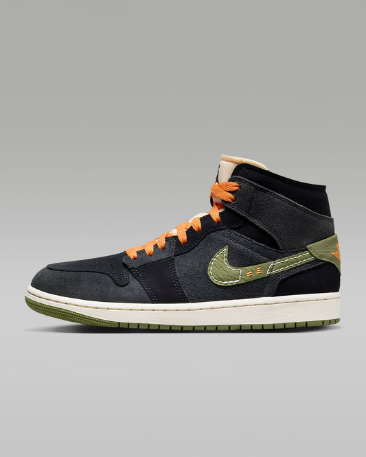 Air Jordan 1 Mid SE Craft Halloween edition