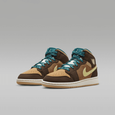 Air Jordan 1 Mid 'Cacao Wow' GS