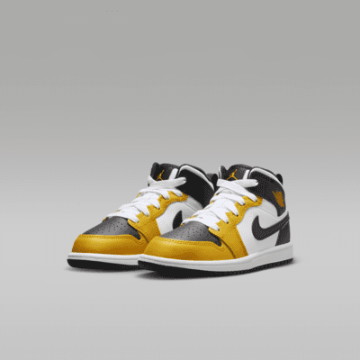 Jordan 1 Mid Yellow Ochre/Nero